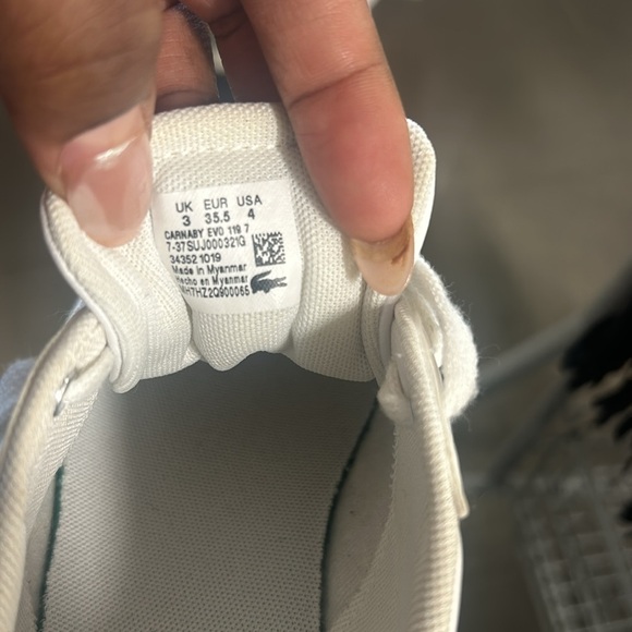 White Lacoste Sneakers - Picture 5 of 5